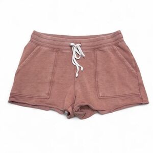 Aerie Pink Sweat Lounge Shorts Women's‎ Small Preppy Cozy